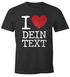 Herren T-Shirt Spruch I love rotes Herz anpassbarer Text individualisierbares Motiv Fun-Shirt Moonworks®preview