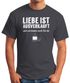 Herren T-Shirt Spruch Liebe ist aus aber wir haben noch Gin da Fun-Shirt Moonworks®preview