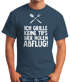 Herren T-Shirt Spruch lustig Ich grille keine Tips, Bier holen, Abflug Fun-Shirt Grill-Shirt BBQ Moonworks®preview