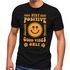 Herren T-Shirt Statement Spruch Stay Positive Good Vibes Only Sonne Smile Sommer Fashion Streetstyle Neverless®preview