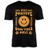Herren T-Shirt Statement Spruch Stay Positive Good Vibes Only Sonne Smile Sommer Fashion Streetstyle Neverless®preview