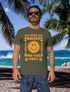 Herren T-Shirt Statement Spruch Stay Positive Good Vibes Only Sonne Smile Sommer Fashion Streetstyle Neverless®preview