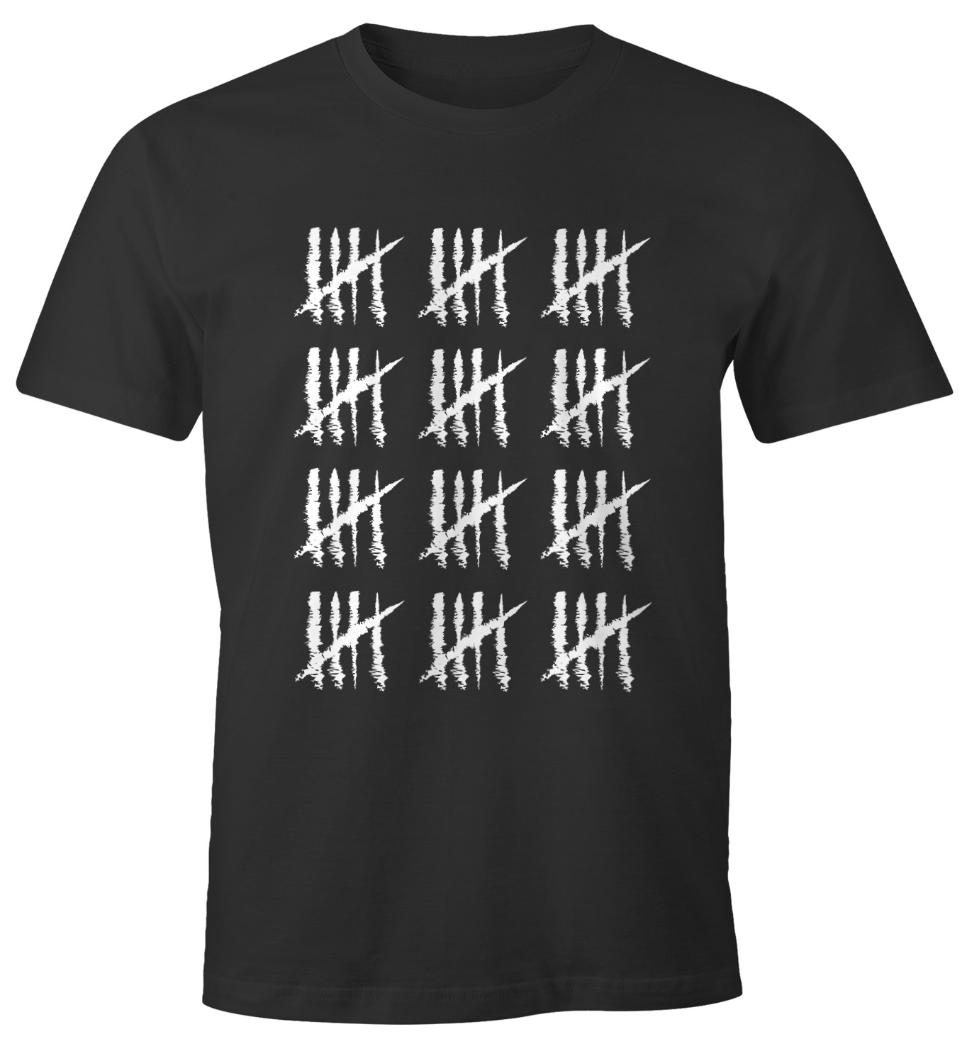 Herren T-Shirt {style_variation_string} Geburtstag Strichliste Striche Jubiläum Jahrgang Geschenk Alter Fun-Shirt Moonworks®