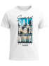 Herren T-Shirt Summer California Holidays Sommer Palmen Foto Print  Aufdruck Schrfitzug Fashion Streetstyle Neverless®preview
