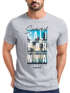 Herren T-Shirt Summer California Holidays Sommer Palmen Foto Print  Aufdruck Schrfitzug Fashion Streetstyle Neverless®preview