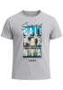 Herren T-Shirt Summer California Holidays Sommer Palmen Foto Print  Aufdruck Schrfitzug Fashion Streetstyle Neverless®preview