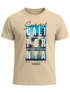 Herren T-Shirt Summer California Holidays Sommer Palmen Foto Print  Aufdruck Schrfitzug Fashion Streetstyle Neverless®preview