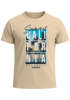 Herren T-Shirt Summer California Holidays Sommer Palmen Foto Print  Aufdruck Schrfitzug Fashion Streetstyle Neverless®preview