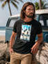 Herren T-Shirt Summer California Holidays Sommer Palmen Foto Print  Aufdruck Schrfitzug Fashion Streetstyle Neverless®preview