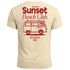 Herren T-Shirt Sunset Beach Club Retro Shirt– Sommer Rückendruck im Vintage Look – Kurzarm Baumwollshirt Neverless®preview