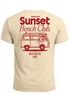 Herren T-Shirt Sunset Beach Club Retro Shirt– Sommer Rückendruck im Vintage Look – Kurzarm Baumwollshirt Neverless®preview