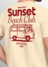 Herren T-Shirt Sunset Beach Club Retro Shirt– Sommer Rückendruck im Vintage Look – Kurzarm Baumwollshirt Neverless®preview