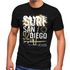 Herren T-Shirt Surf Design San Diego Palmen Beach Strand Sommer Palmen Fashion Streetstyle Neverless®preview