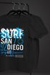 Herren T-Shirt Surf Design San Diego Palmen Beach Strand Sommer Palmen Fashion Streetstyle Neverless®preview
