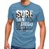 Herren T-Shirt Surf Design San Diego Palmen Beach Strand Sommer Palmen Fashion Streetstyle Neverless®preview