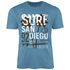 Herren T-Shirt Surf Design San Diego Palmen Beach Strand Sommer Palmen Fashion Streetstyle Neverless®preview