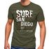 Herren T-Shirt Surf Design San Diego Palmen Beach Strand Sommer Palmen Fashion Streetstyle Neverless®preview