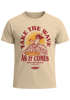 Herren T-Shirt Surfer Spruch Take the Wave Welle Surfing Fashion Streetstyle Sommer Neverless®preview