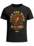 Herren T-Shirt Surfer Spruch Take the Wave Welle Surfing Fashion Streetstyle Sommer Neverless®preview