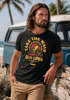 Herren T-Shirt Surfer Spruch Take the Wave Welle Surfing Fashion Streetstyle Sommer Neverless®preview