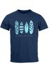 Herren T-Shirt Surfing Fashion Aufdruck Long Beach Surfboard Sommer Strand Streetstyle Neverless®preview