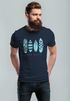 Herren T-Shirt Surfing Fashion Aufdruck Long Beach Surfboard Sommer Strand Streetstyle Neverless®preview