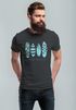 Herren T-Shirt Surfing Fashion Aufdruck Long Beach Surfboard Sommer Strand Streetstyle Neverless®preview