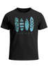 Herren T-Shirt Surfing Fashion Aufdruck Long Beach Surfboard Sommer Strand Streetstyle Neverless®preview
