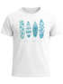 Herren T-Shirt Surfing Fashion Aufdruck Long Beach Surfboard Sommer Strand Streetstyle Neverless®preview