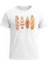Herren T-Shirt Surfing Fashion Aufdruck Long Beach Surfboard Sommer Strand Streetstyle Neverless®preview