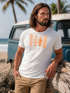 Herren T-Shirt Surfing Fashion Aufdruck Long Beach Surfboard Sommer Strand Streetstyle Neverless®preview