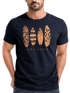 Herren T-Shirt Surfing Fashion Aufdruck Long Beach Surfboard Sommer Strand Streetstyle Neverless®preview