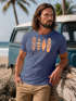 Herren T-Shirt Surfing Fashion Aufdruck Long Beach Surfboard Sommer Strand Streetstyle Neverless®preview