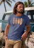 Herren T-Shirt Surfing Fashion Aufdruck Long Beach Surfboard Sommer Strand Streetstyle Neverless®preview