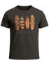 Herren T-Shirt Surfing Fashion Aufdruck Long Beach Surfboard Sommer Strand Streetstyle Neverless®preview