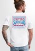 Herren T-Shirt Surfing Surfclub California Retro Motiv Backprint Sommer Streetstyle Neverless®preview