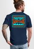 Herren T-Shirt Surfing Surfclub California Retro Motiv Backprint Sommer Streetstyle Neverless®preview