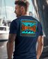 Herren T-Shirt Surfing Surfclub California Retro Motiv Backprint Sommer Streetstyle Neverless®preview