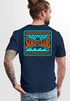 Herren T-Shirt Surfing Surfclub California Retro Motiv Backprint Sommer Streetstyle Neverless®preview