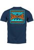 Herren T-Shirt Surfing Surfclub California Retro Motiv Backprint Sommer Streetstyle Neverless®preview