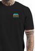 Herren T-Shirt Surfing Surfclub California Retro Motiv Backprint Sommer Streetstyle Neverless®preview