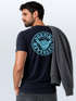Herren T-Shirt Surfing Surfer Motiv Hang Loose Sommer Sonne Wellen Backprint Fashion Streetstyle Neverless®preview