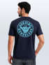 Herren T-Shirt Surfing Surfer Motiv Hang Loose Sommer Sonne Wellen Backprint Fashion Streetstyle Neverless®preview