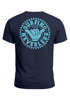 Herren T-Shirt Surfing Surfer Motiv Hang Loose Sommer Sonne Wellen Backprint Fashion Streetstyle Neverless®preview