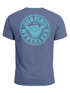 Herren T-Shirt Surfing Surfer Motiv Hang Loose Sommer Sonne Wellen Backprint Fashion Streetstyle Neverless®preview