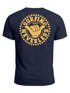 Herren T-Shirt Surfing Surfer Motiv Hang Loose Sommer Sonne Wellen Backprint Fashion Streetstyle Neverless®preview