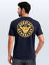 Herren T-Shirt Surfing Surfer Motiv Hang Loose Sommer Sonne Wellen Backprint Fashion Streetstyle Neverless®preview