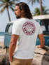 Herren T-Shirt Surfing Surfer Motiv Hang Loose Sommer Sonne Wellen Backprint Fashion Streetstyle Neverless®preview