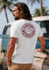 Herren T-Shirt Surfing Surfer Motiv Hang Loose Sommer Sonne Wellen Backprint Fashion Streetstyle Neverless®preview
