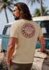 Herren T-Shirt Surfing Surfer Motiv Hang Loose Sommer Sonne Wellen Backprint Fashion Streetstyle Neverless®preview